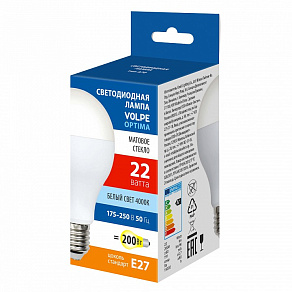 Лампа светодиодная Volpe  E27 22Вт 4000K UL-00008780