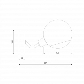 Бра Eurosvet Jasper 70093/1 черный
