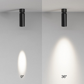 Светильник на штанге Maytoni Technical FOCUS LED C055CL-L12W4K-SS-B