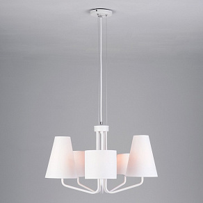 Подвесная люстра Eurosvet Ornato 70074/5 белый