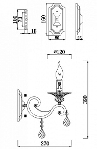 Бра Maytoni Grace RC247-WL-01-R