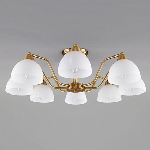 Люстра на штанге Eurosvet Carissa 30172/8 античная бронза