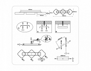 Накладной светильник Ambrella Light FL FL4878