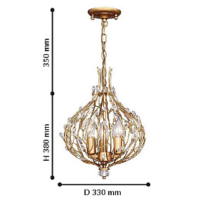 Подвесная люстра Favourite Batun 2020-3P