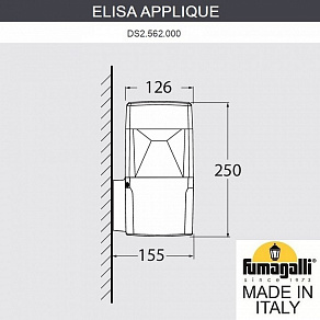 Накладной светильник Fumagalli ELISA DS2.562.000.AXD1L