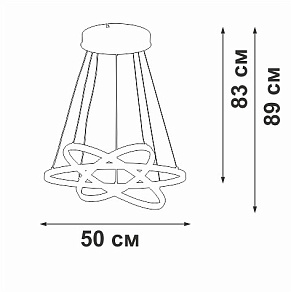 Подвесной светильник Vitaluce V2515DT V2515DT-0/3S
