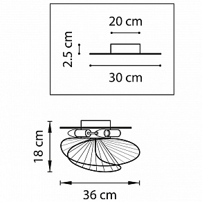 Накладной светильник Lightstar Zeta 728133