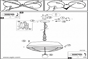 Подвесной светильник Eglo ПРОМО Chepstow 49706