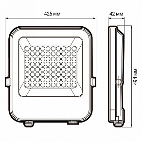 Настенно-потолочный прожектор Jazzway  PFL- S4- 400w 6500K 80° IP65
