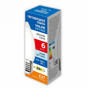Лампа светодиодная Volpe  E27 6Вт 4000K UL-00008321