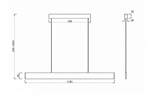 Подвесной светильник Maytoni Step P010PL-L30W4K