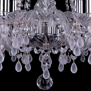 Подвесная люстра Bohemia Ivele Crystal 1410 1410/6/160/Ni/V0300