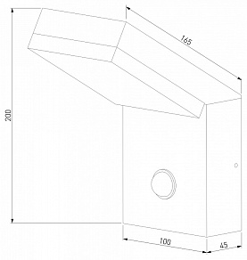 Накладной светильник Elektrostandard Sensor 1541 TECHNO LED