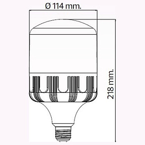 Лампа светодиодная Horoz Electric 001-016-0040 E27 40Вт 6400K HRZ00000006