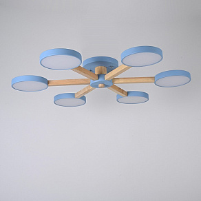 Люстра на штанге Imperiumloft TURNA Blue TURNA01