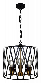 Подвесной светильник ILLUMICO  IL1023-3PB-05 BK GD