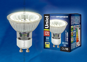 Лампа светодиодная Uniel  GU10 Вт K 04007