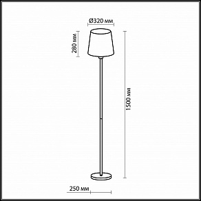 Торшер Odeon Light Glen 2266/1F