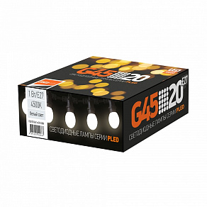 Лампа светодиодная Jazzway  E27 1Вт 4500K PLED ECO G45 1w E27 4500K