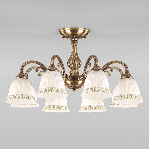 Люстра на штанге Eurosvet Campina 60107/8 античная бронза