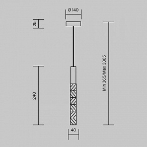Подвесной светильник Maytoni Selemo MOD328PL-L3CH3K