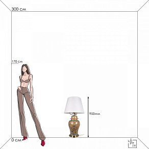 Настольная лампа декоративная Loft it Sense 10268T