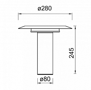 Настольная лампа декоративная Mantra Tina 9004