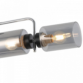 Люстра на штанге ILLUMICO  IL8249-6COU-79 BK CR