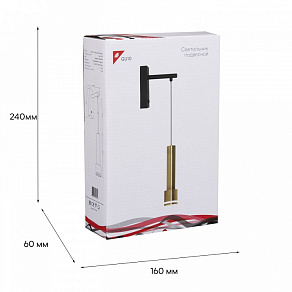 Бра Reluce 86211 86211-9.2-001LD GU10 BK+GD