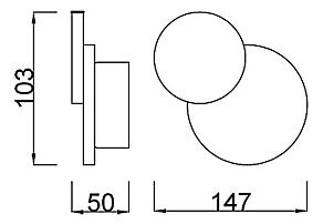 Накладной светильник Mantra Tahiti C0142