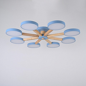 Люстра на штанге Imperiumloft TURNA Blue TURNA01