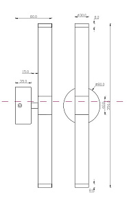 Бра Maytoni Axis MOD106WL-L10G3K