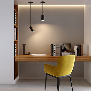 Встраиваемый светильник Elektrostandard Drop Drop 8W черный (50222 LED)