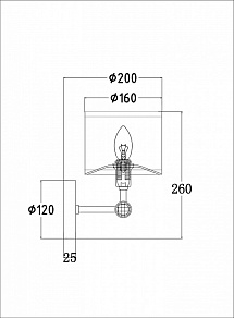 Бра Maytoni Alloro MOD088WL-01BS