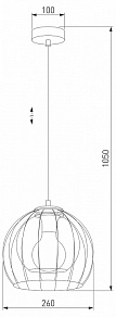 Подвесной светильник TK Lighting Universo 3154 Universo Black