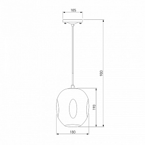 Подвесной светильник Eurosvet Mill 50195/1 золото