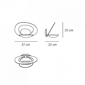 Накладной светильник Artemide  1240010A