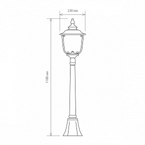 Наземный высокий светильник Elektrostandard Sculptor a031909
