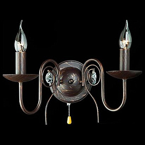 Бра Eurosvet Tomas 60018/2 черный с золотом