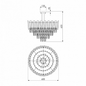 Светильник на штанге Bogate's Coda 328/9 Strotskis