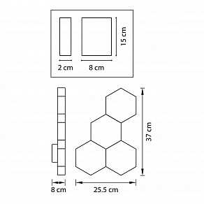 Накладной светильник Lightstar Favo LED 750641