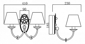 Бра Maytoni Cruise ARM625-02-R