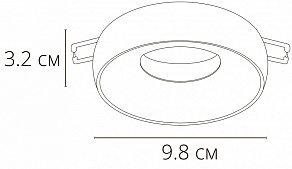 Встраиваемый светильник Arte Lamp Heze A6666PL-1BK
