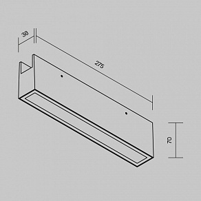 Накладной светильник Maytoni Outdoor Points O-TR01-3-S-20WW3K