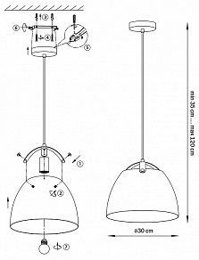 Подвесной светильник Lightstar Loft 765047