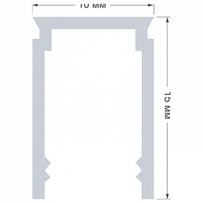 Профиль накладной Apeyron Electrics  08-30-01