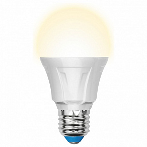 Лампа светодиодная Uniel Palazzo E27 11Вт 3000K LED-A60-11W/WW/E27/FR/DIM PLP01WH