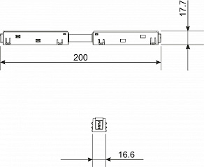 Соединитель гибкий для треков Elektrostandard Slim Magnetic 85096/00