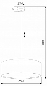 Подвесной светильник TK Lighting Earth 4654 Earth