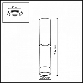 Накладной светильник Odeon Light HIGHTECH 7135/8CL